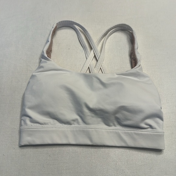 2. Lululemon Energy Bra Adjustable *Medium Support, B–D Cups White - Picture 1 of 4